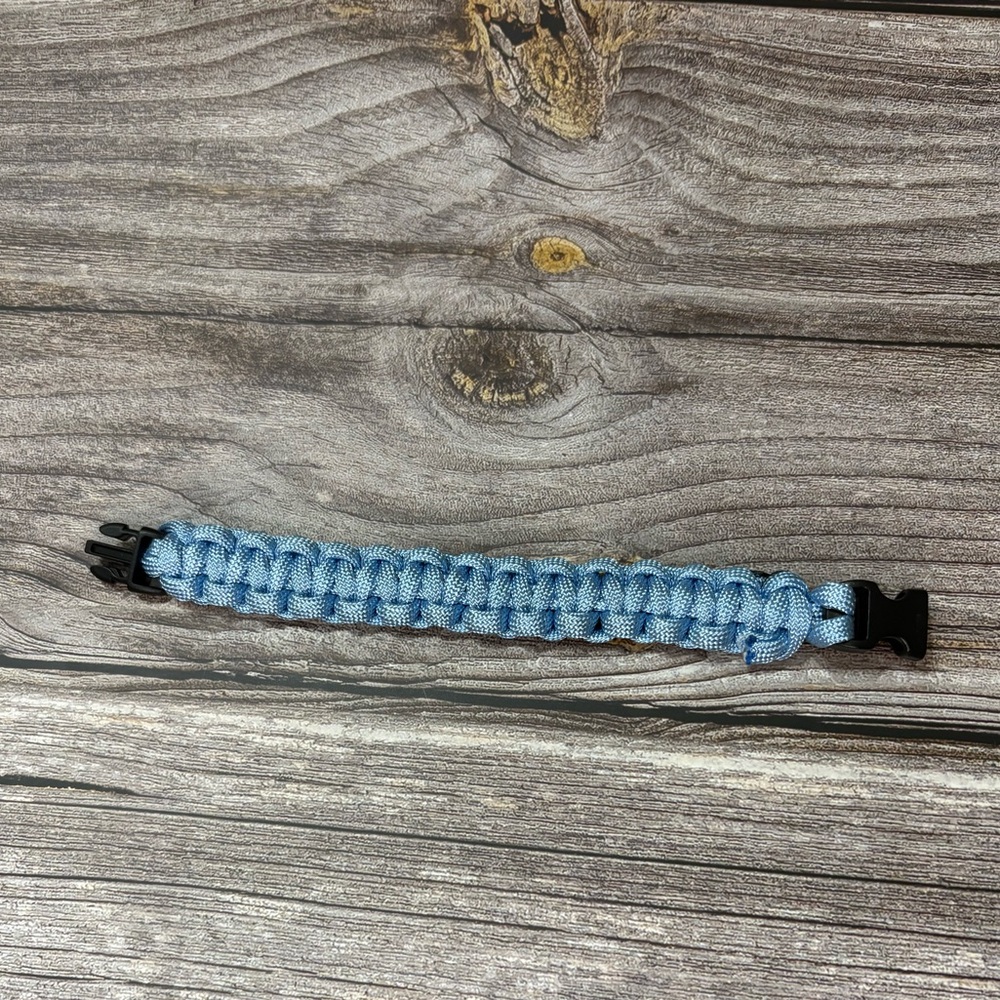 Unisex Women/Teen Blue Paracord Bracelet